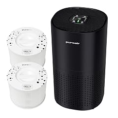 PuroAir 240 Air Purifier and Two HEPA Air Filters - Covers 1 000 Sq Ft - Filters Up