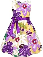 Vista 200 de Vestido de verano para niña, de algodón, con diseño floral