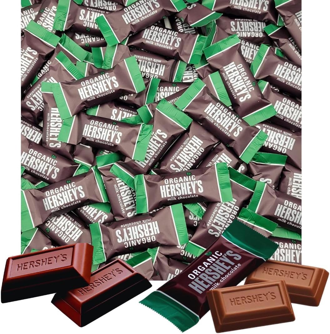 Hershey's Milk Chocolate Miniature Candy Bars, 2 Pounds, KosherCertified, Gluten