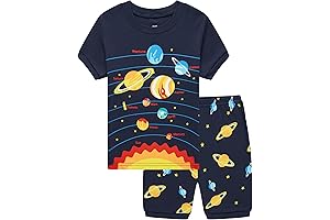 Little Boys Pajamas 100% Cotton Summer Sleepwear for Toddler Boys Kid PJs Monster Truck Clothes