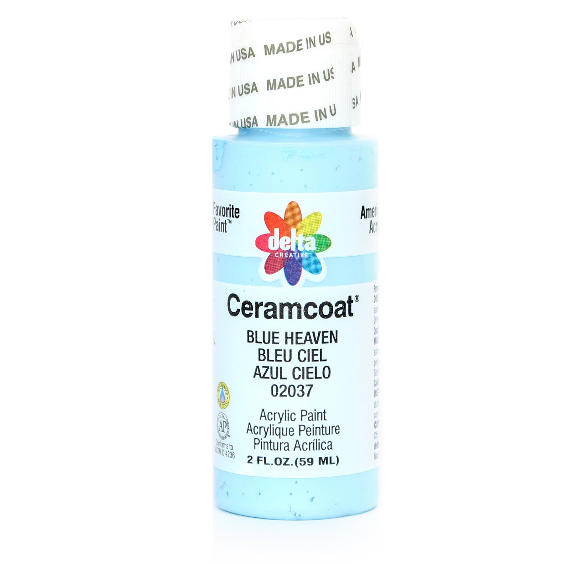 Plaid Delta Ceramcoat Acrylic Paint 2oz-Blue Heaven - Opaque