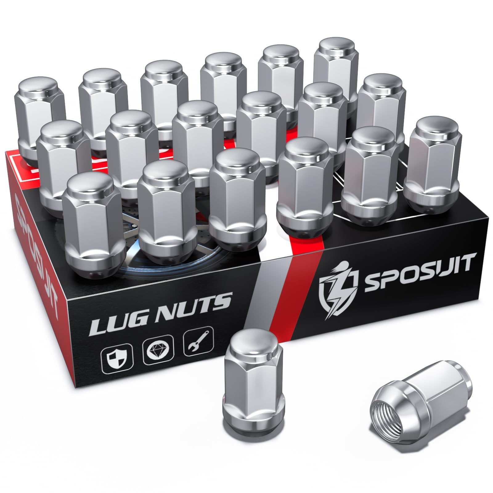 Amazon.com: Sposuit M12x1.5 Lug Nuts - Replacement for 2004-2021
