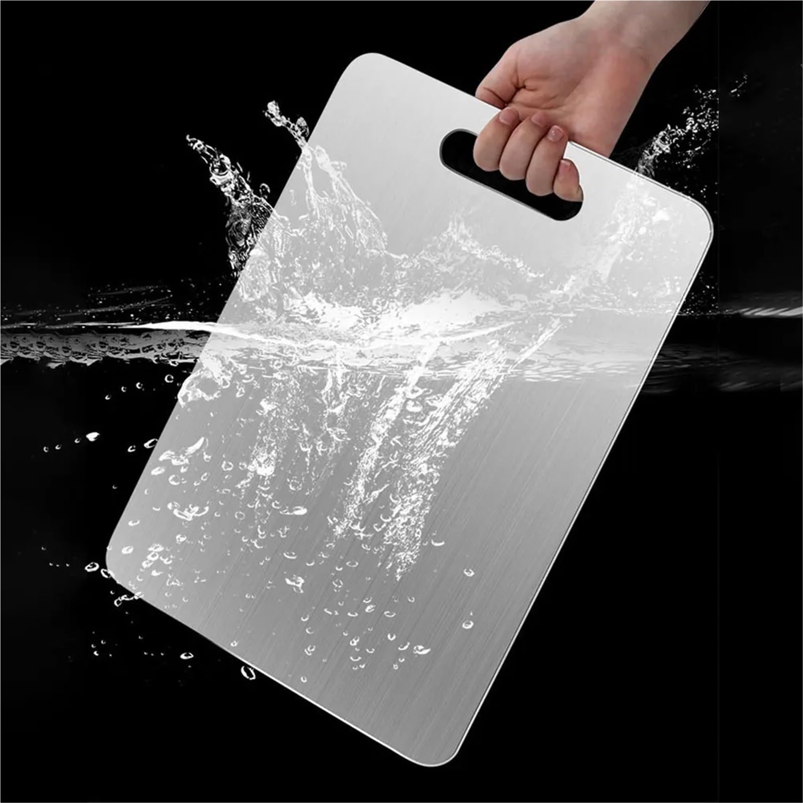 Planche a Decouper Inox Pâte à pétrir double face en acier inoxydable