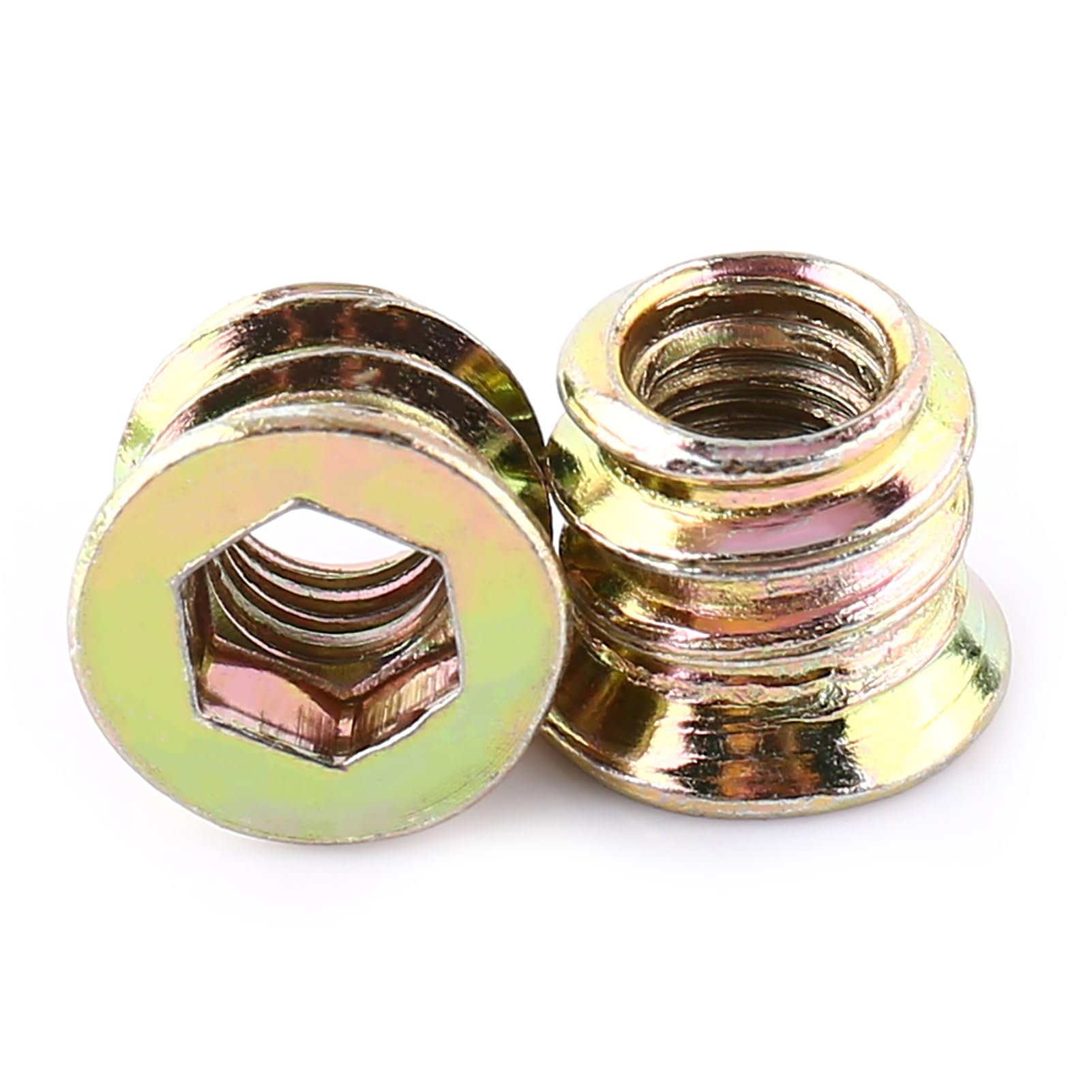 Innensechskant Insert Muttern 20 Stück M6*20mm - Einpressmuttern Für Holz