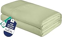 Vista 75 de Royale Linens Sábana Plana Individual – Sábanas Planas de Microfibra Cepillada Ultra Suave 1800 Solamente – Sin Arrugas y Resistentes a las Manchas