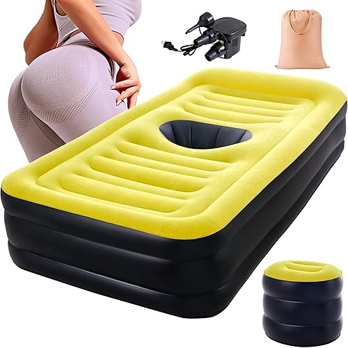 Cama BBL mejorada con agujero, cama inflable BBL después de la cirugía, colchón brasileño de recuperación de cirugía de levantamiento de glúteos con