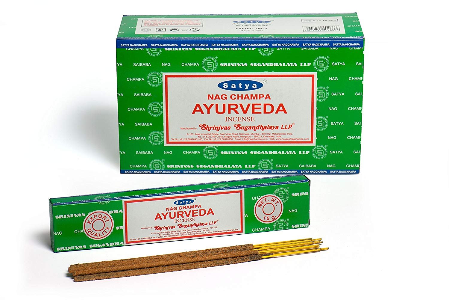 Buy ChiCity Mall Satya Nag Champa Ayurveda Incense Sticks Signature