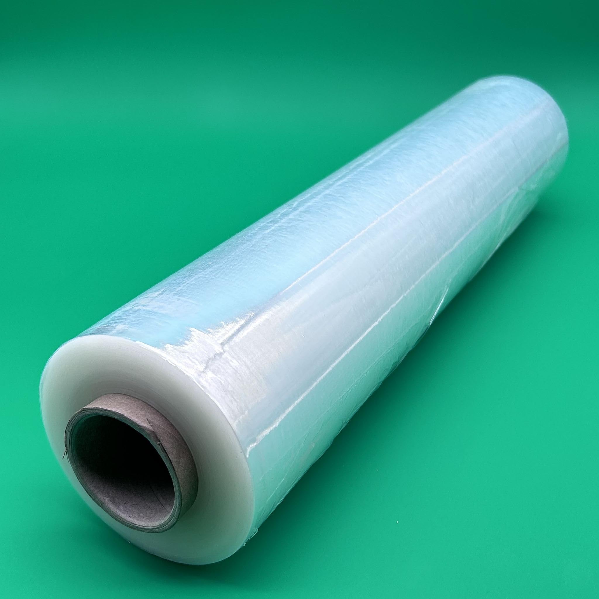Pellicola elastica trasparente 500 mm x 300 m, 23 my, circa 3,45 kg - Pellicola per imballaggio, 12 rotoli, pellicola avvolgente per raggruppare merci, pacchi e scatole