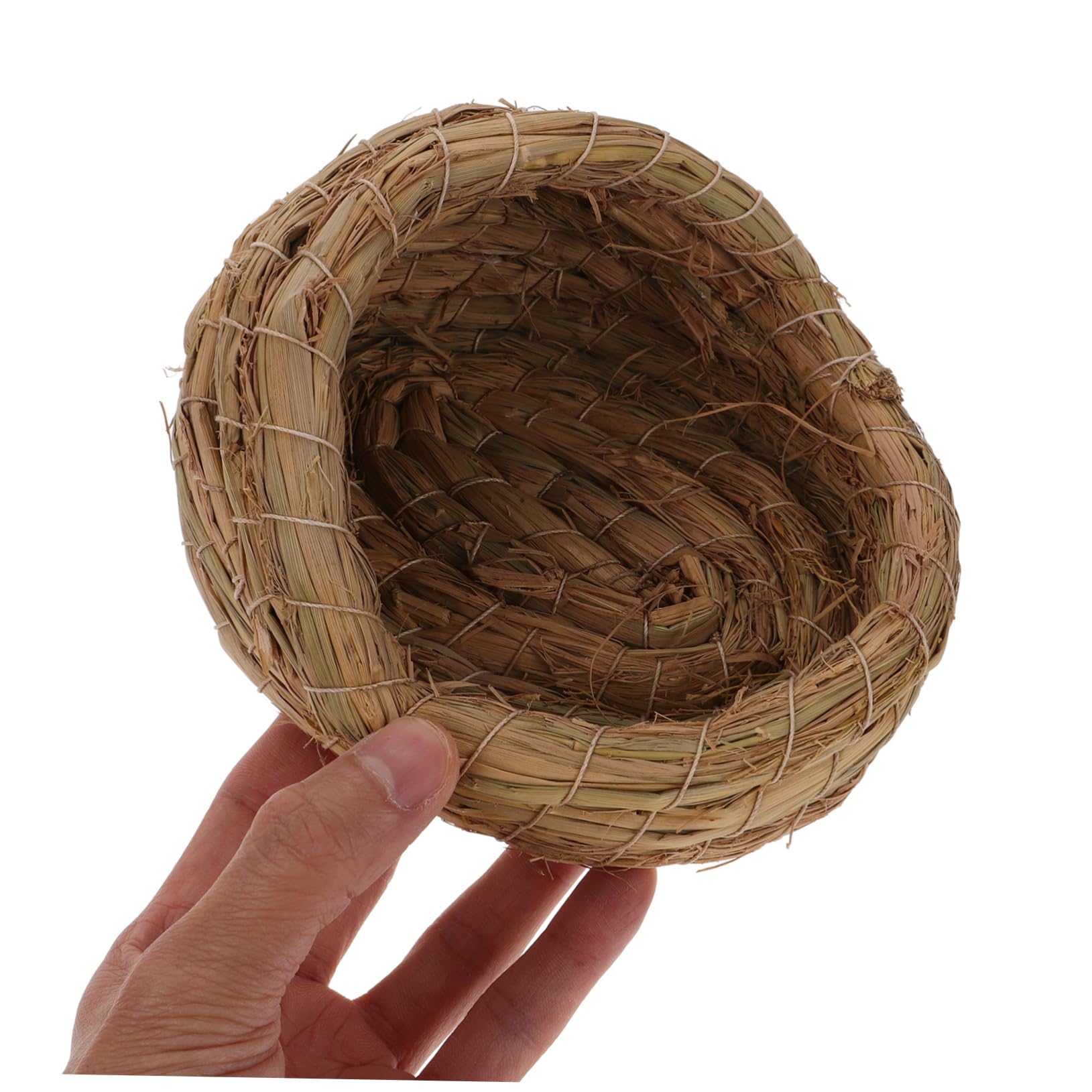 HANABASS 2 Piezas Nido para Gallinas Ponedoras de Paja Natural