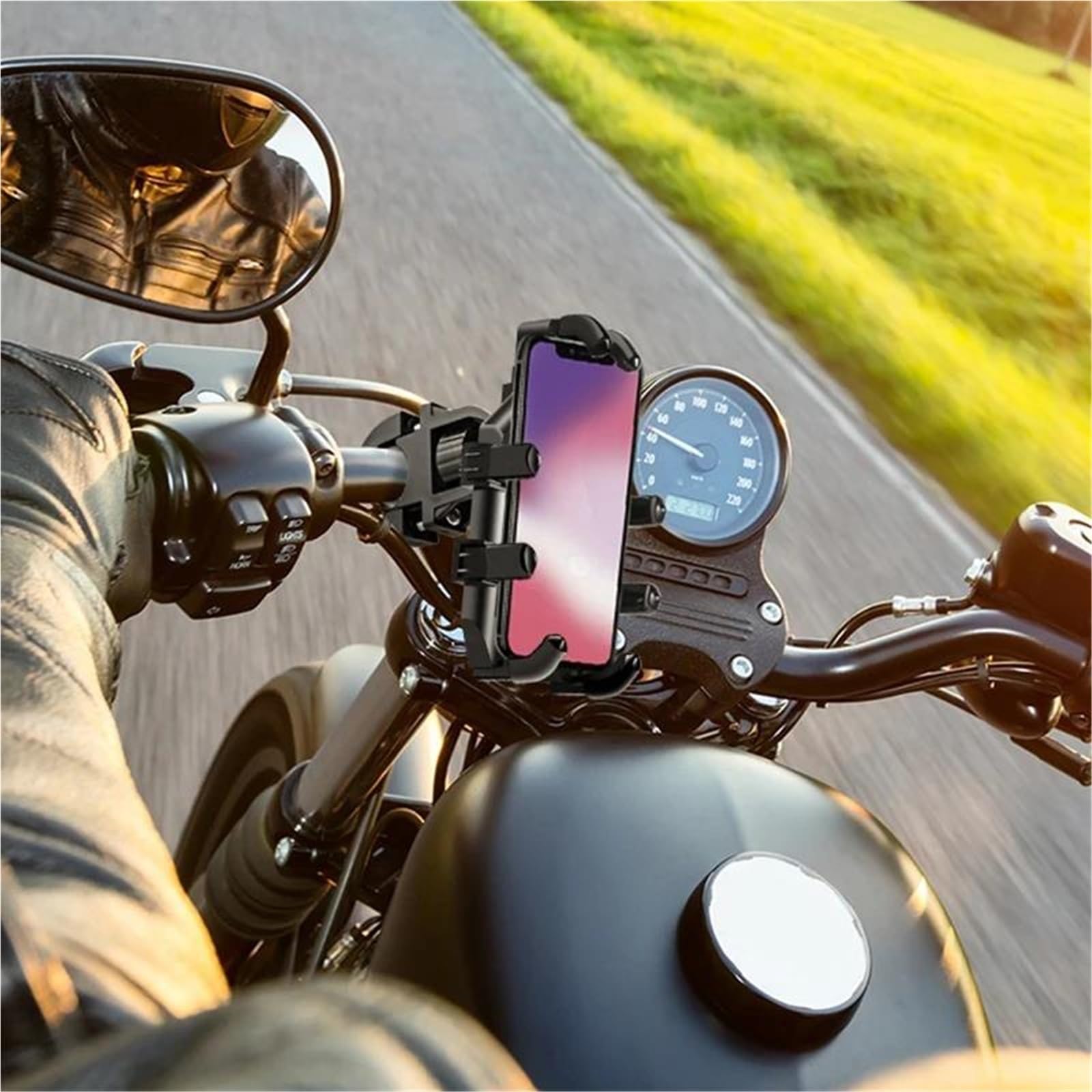 Soporte Telefono Movil Impermeable Soporte Para Teléfono Móvil Para Manillar De Motocicleta, Soporte GPS, Abrazadera Para Teléfono De Motocicleta, Accesorios Para CBF125, CBF190R, CBF500, CBF600 Y CBF