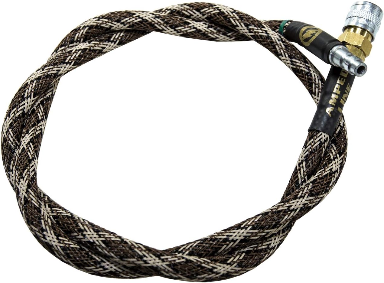 AMPED Airsoft Amped Line | Heavy Weave for PolarStar, Wolverine, and Redline HPA Units 36 Inch (Recommended) Snake Heavy