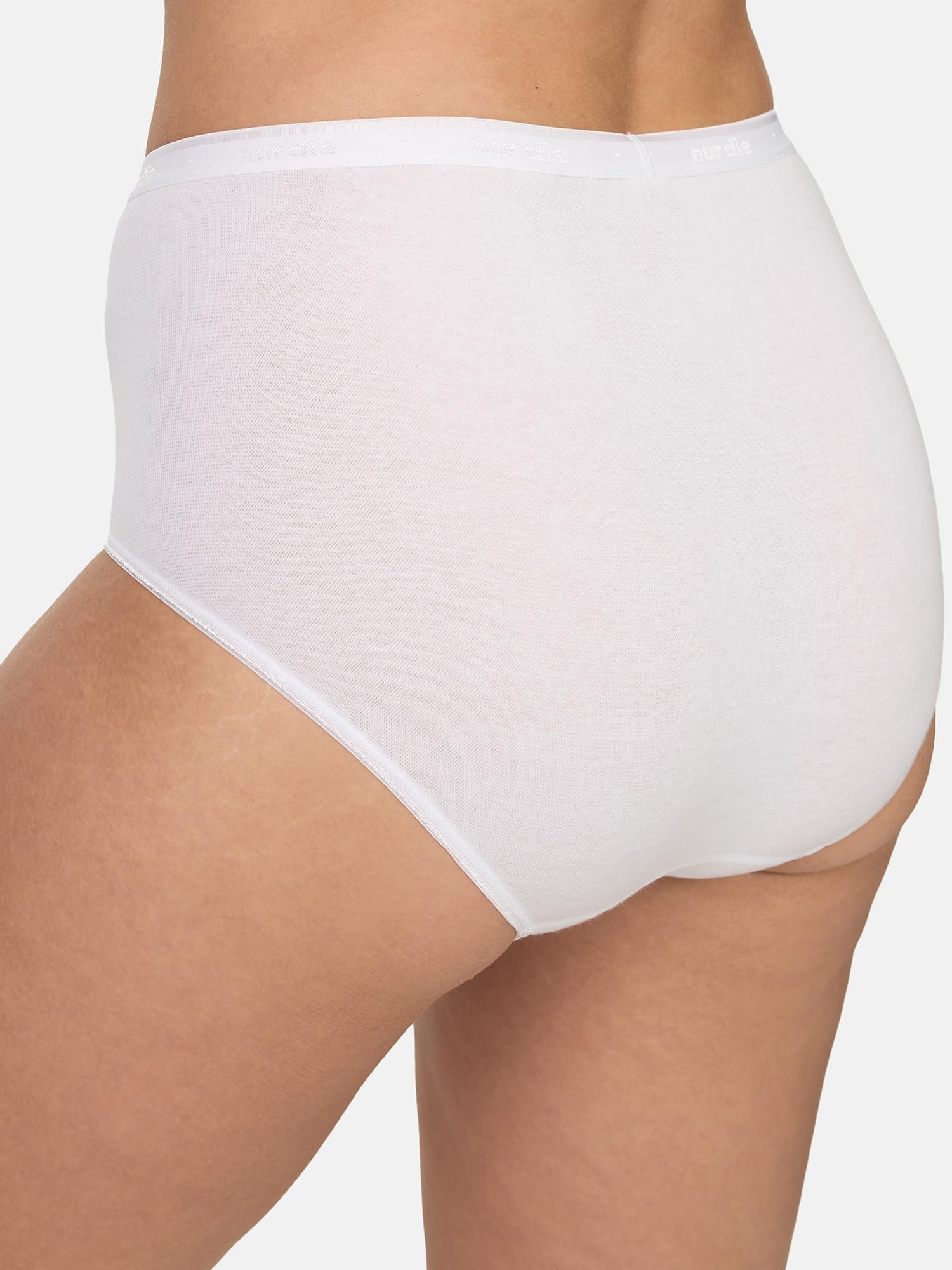 NUR DIE Damen Slip String Taillenslip Midislip Maxislip Unterhose Unterwäsche Unterhose Mehrpack atmungsativ Wäsche für Frauen