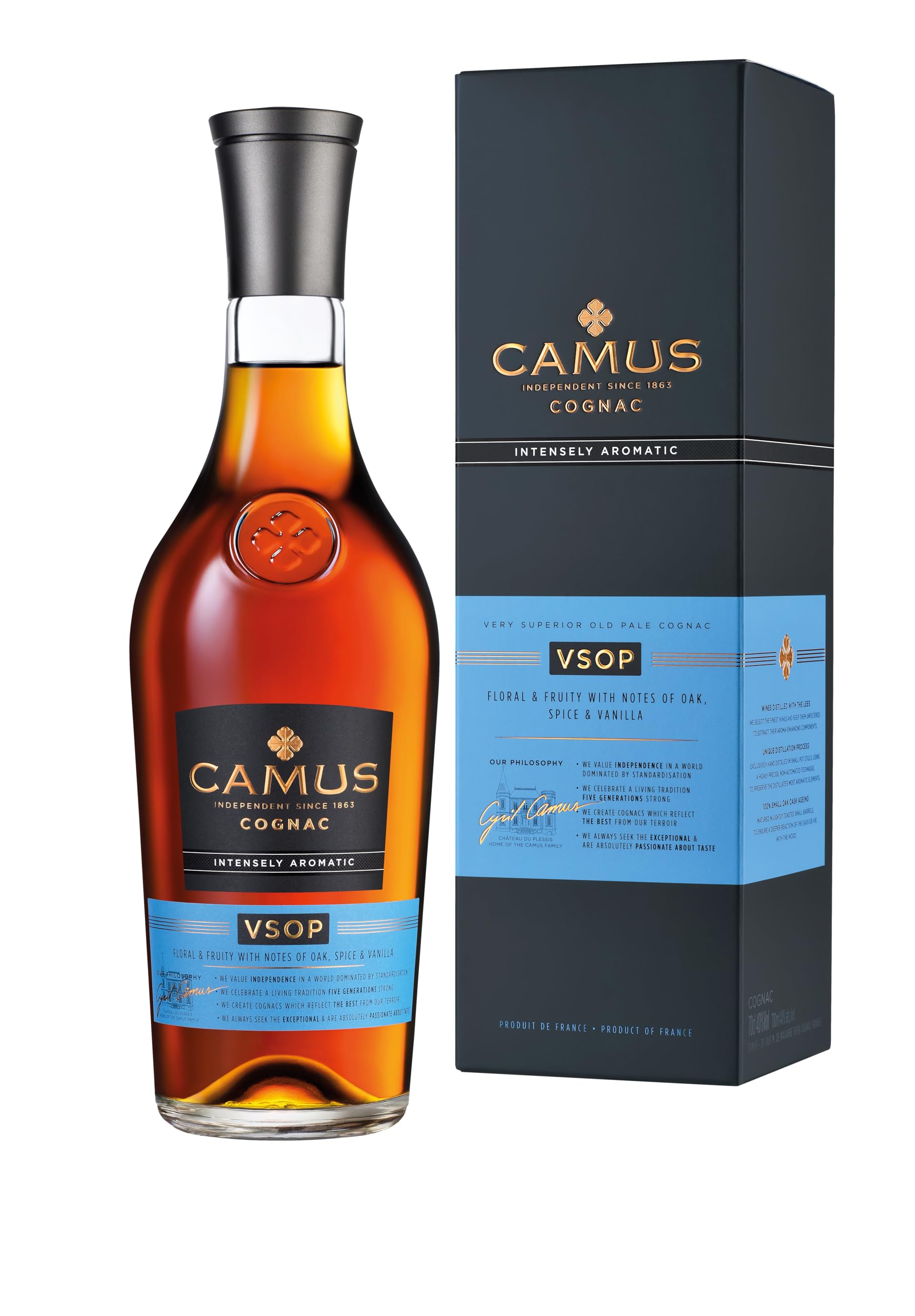 INTENSELY AROMATIC VSOP COGNAC, 70cl