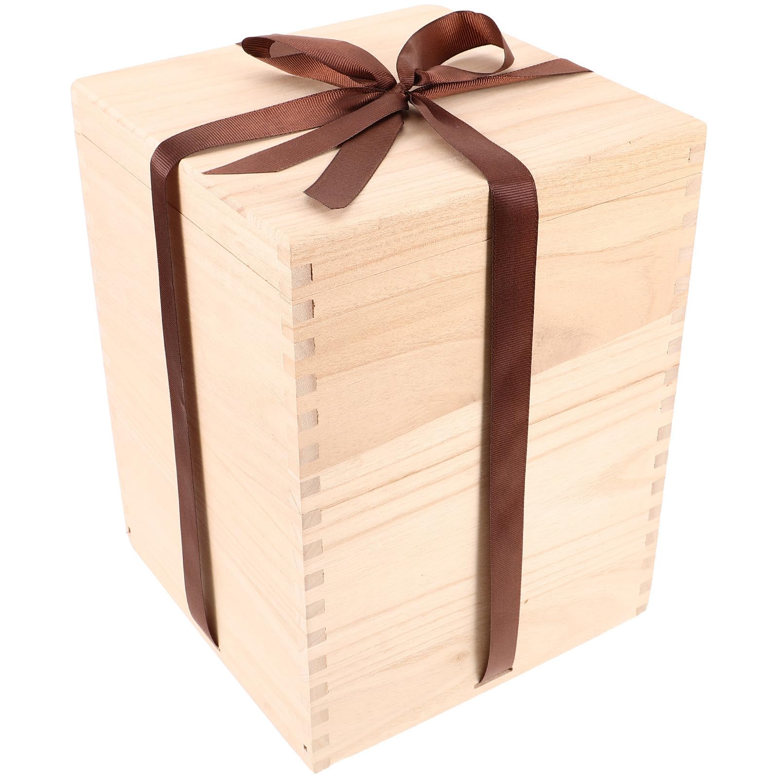 Boîte en bois pour tasse à thé boîte de rangement réutilisable pour présent