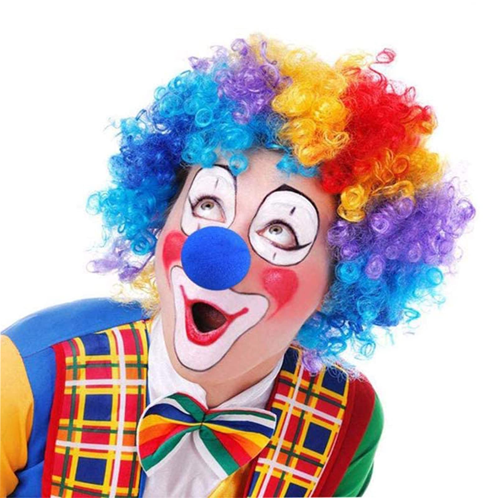 30 Pezzi Naso Blu da Clown, Schiuma per Il Naso da Clown, Naso Cosplay, Ottimo per La Giornata Del Naso, Feste di Famiglia, Circo, Danza e Halloween(Blu)
