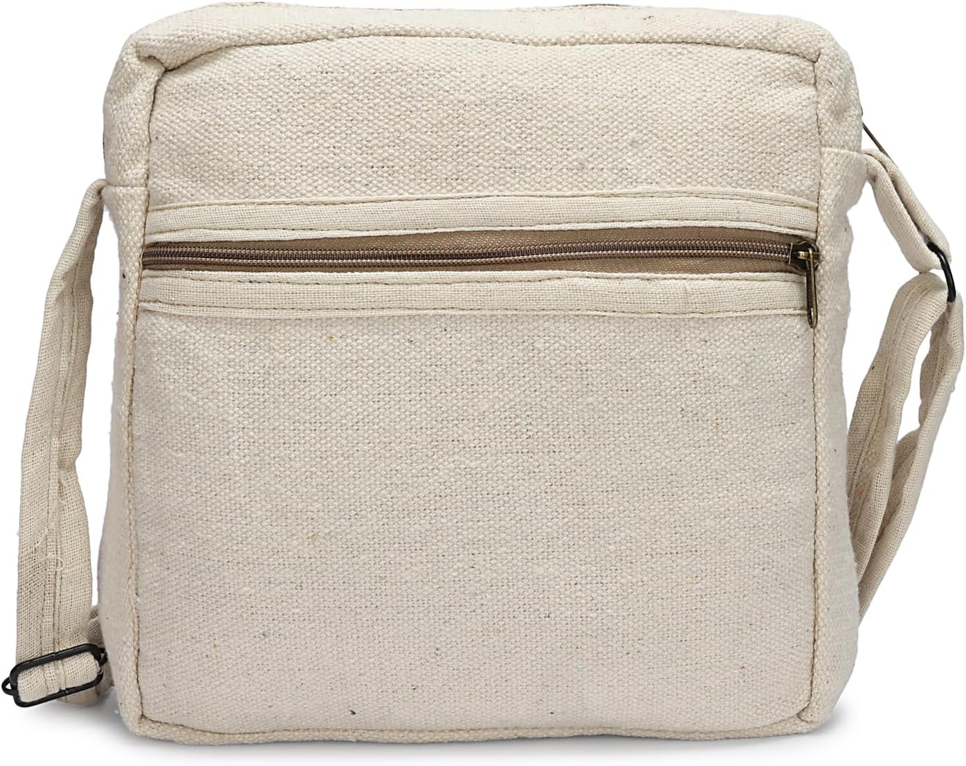 LONGING TO BUY Bohemian Fringe Crossbody Shoulder Bag and Turquoise Accents, Canvas Material