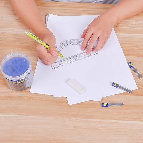 Miniatura 5 de Morepack 840 repuestos de plomo, 0.028 in HB, repuestos de lápiz mecánico resistentes a roturas, 70 tubos (840 piezas)