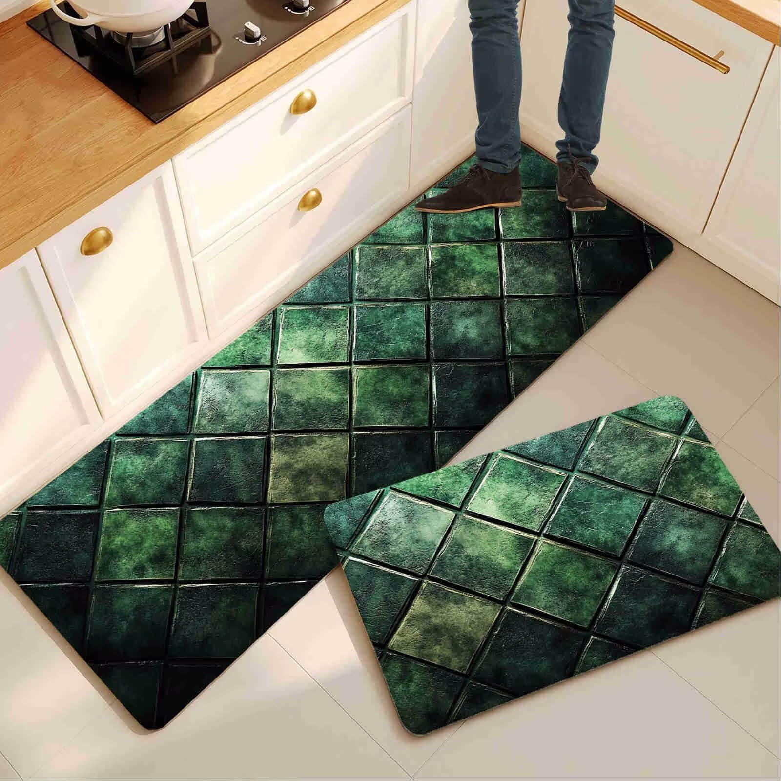 Alfombras de cocina antideslizantes que absorben el agua y alivian tus piernas