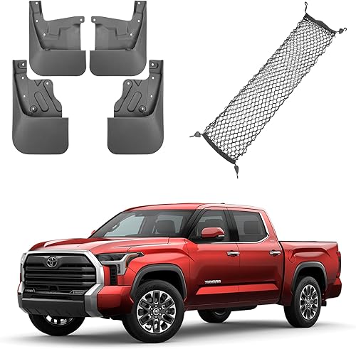 Aletas de barro y red de puerta trasera de carga para Toyota Tundra 2022 2023 disponible en Yaxa Colombia