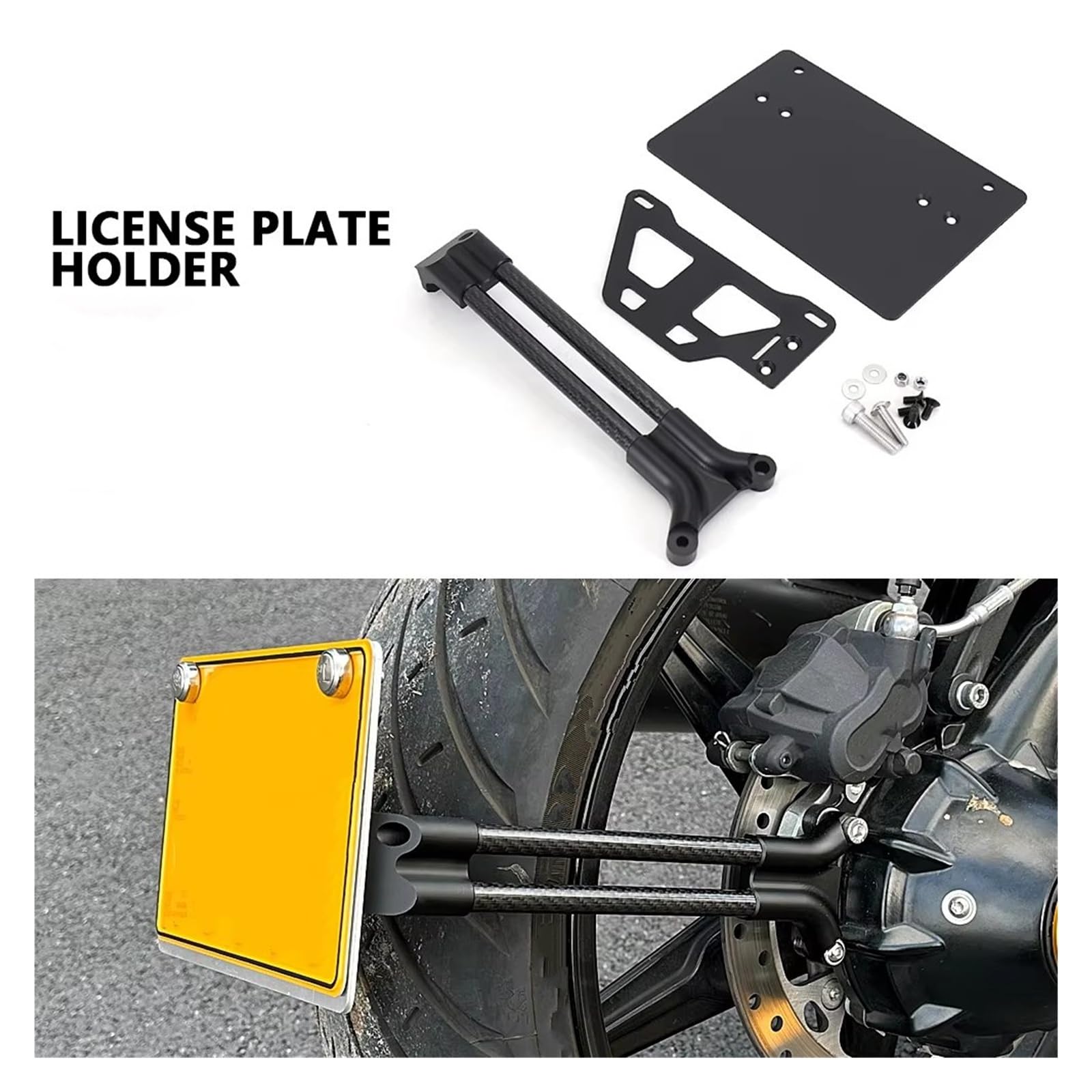 Cornice Targa Moto Staffa Registrazione Portatarga Per BMW Per R9T Per RNINET Per Urban GS Per Scramble Racer