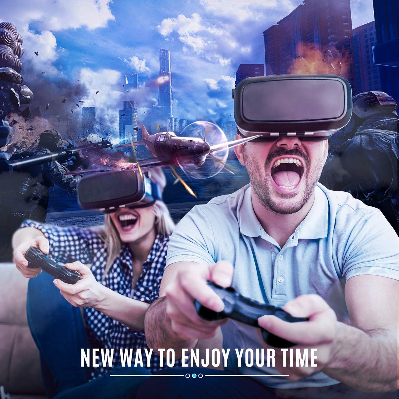 PS4 Controller【Upgraded Version】 ORDA Wireless Gamepad for Playstation 4/Pro/Slim/PC(7/8/8.1/10) with Motion Motors and Audio Function, Mini LED Indicator, USB Cable and Anti-Slip - Berry Blue : Video Games