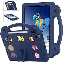 Handle Case For iPad Air 5th / 4th Generation 10.9-inch 2022/2020, Heavy Duty EVA Foam Shockproof Cover Kids Proof Case With Stand