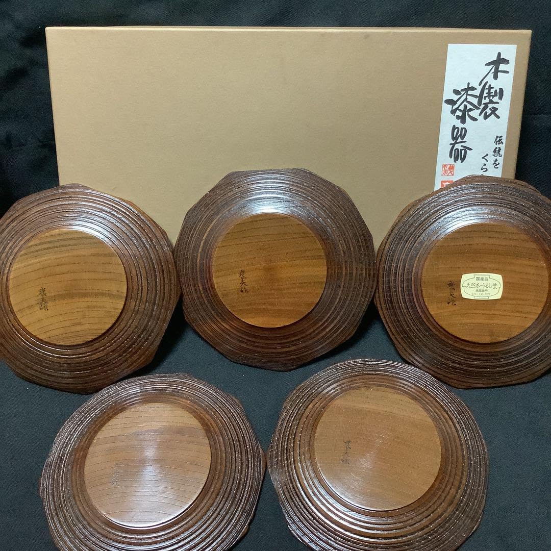 【浅田漆器】欅汁椀　4脚　伝統工芸木地師　浅田孝夫作 浅田漆器】欅汁椀 4脚 伝統工芸木地師 浅田孝夫作 - メルカリ