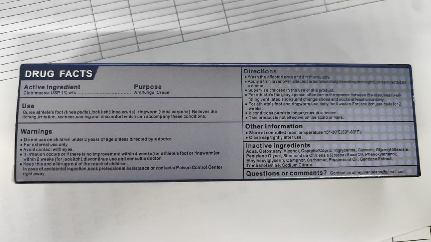 Clotrimazole Antifungal Cream Treatment: Max Strength for Athlete's Foot, Jock Itch, Ringworm & Yeast Infection - Fast Acting Itch Relief for Feet, Groin & Skin - 30g - Image 8