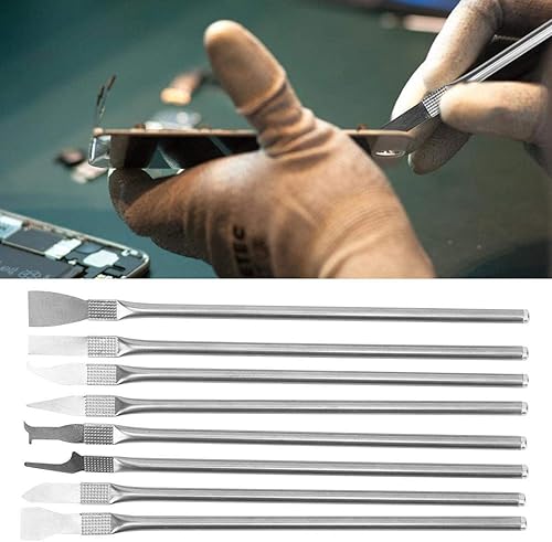 Miniatura 5 de Herramienta de reparación de palanca de apertura de teléfono de metal, juego de spudger de placa base, eliminación de chips de CPU, para electrónica