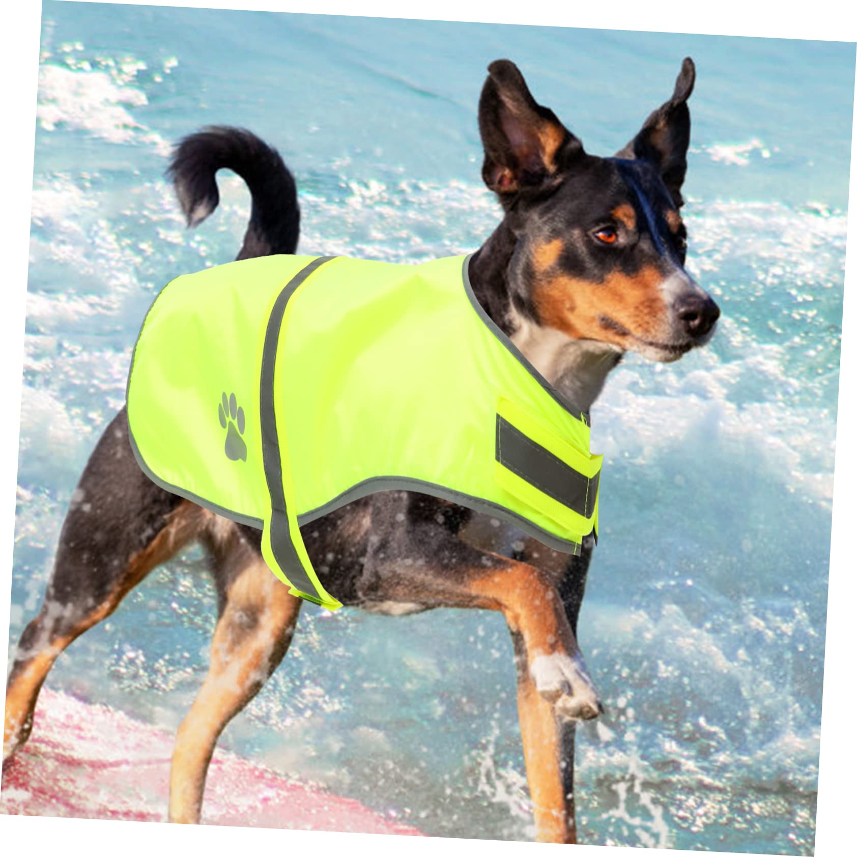 Sosoport 3piezas Chaleco Reflectante para Perros y Transpirable Ropa Fluorescente De Alta Visibilidad para Mascotas para Paseos Nocturnos y Actividades Al Aire