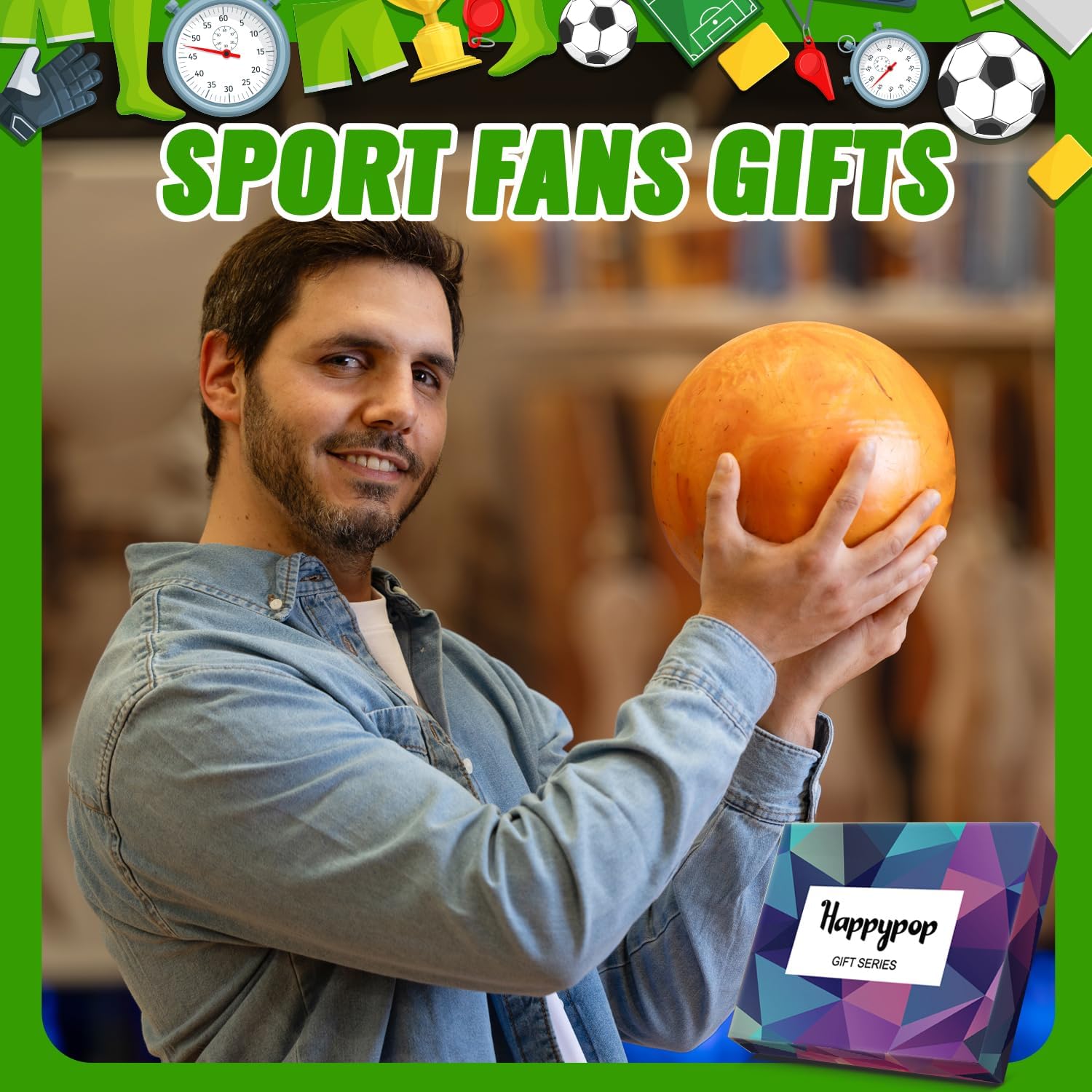 HAPPYPOP Funny Socks for Men - American Flag Optometry Golf Bowling Medical Teeth Gifts - Image 5