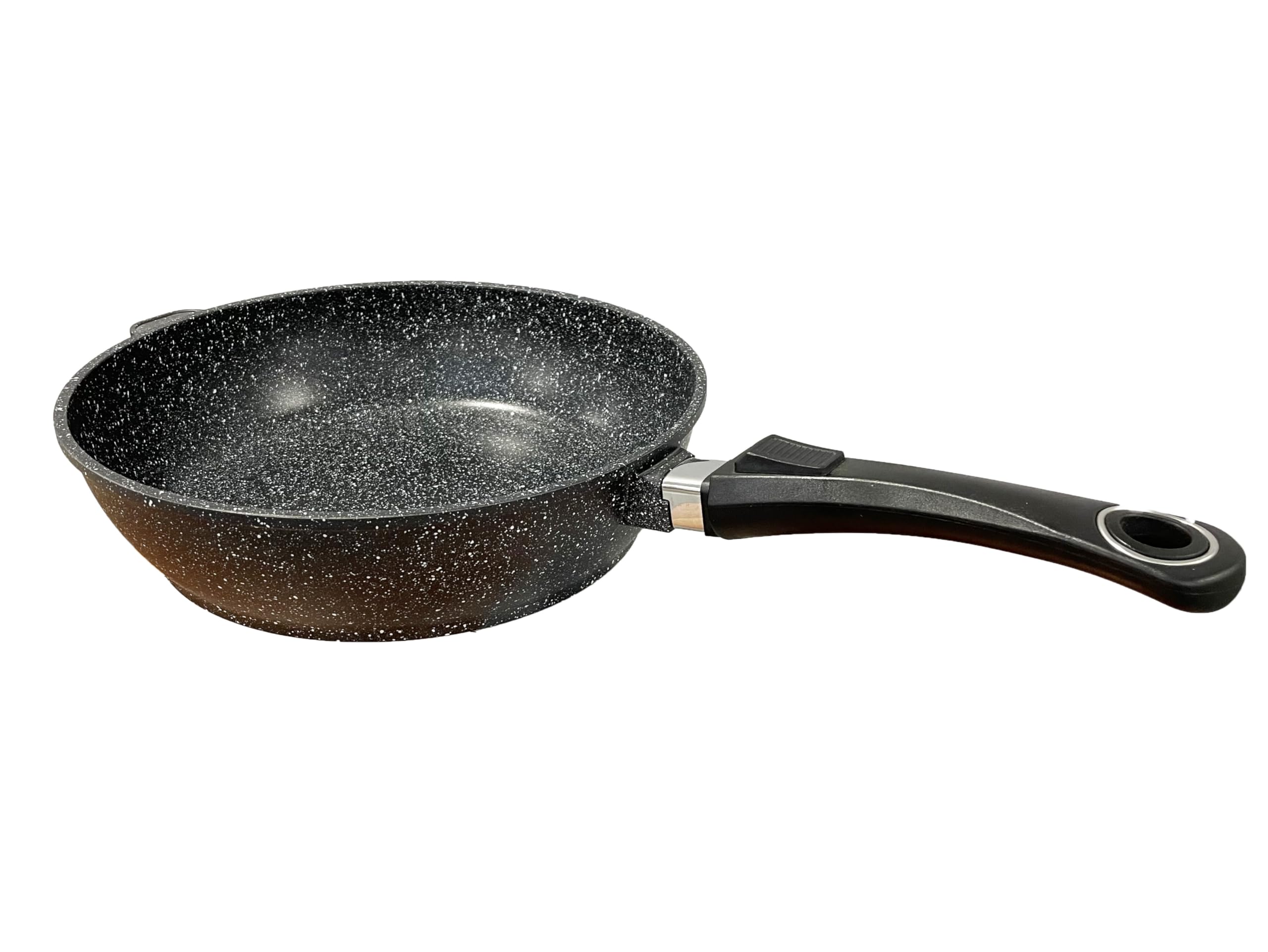 Pradel Excellence - 52393M - Sauteuse 28cm "Façon Pierre" en Fonte Aluminium, tous Feux dont Induction