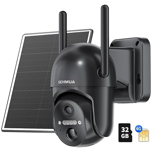 SEHMUA Solar Security Camera