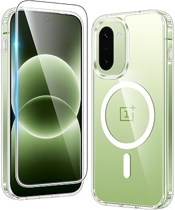 FNTCASE for Oneplus 15R Clear Case Compatible with Magsafe Phonecase