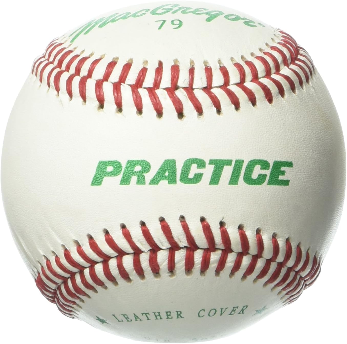 MACGREGOR 79PY Synthetic Practice Baseballs from 1 Dozen