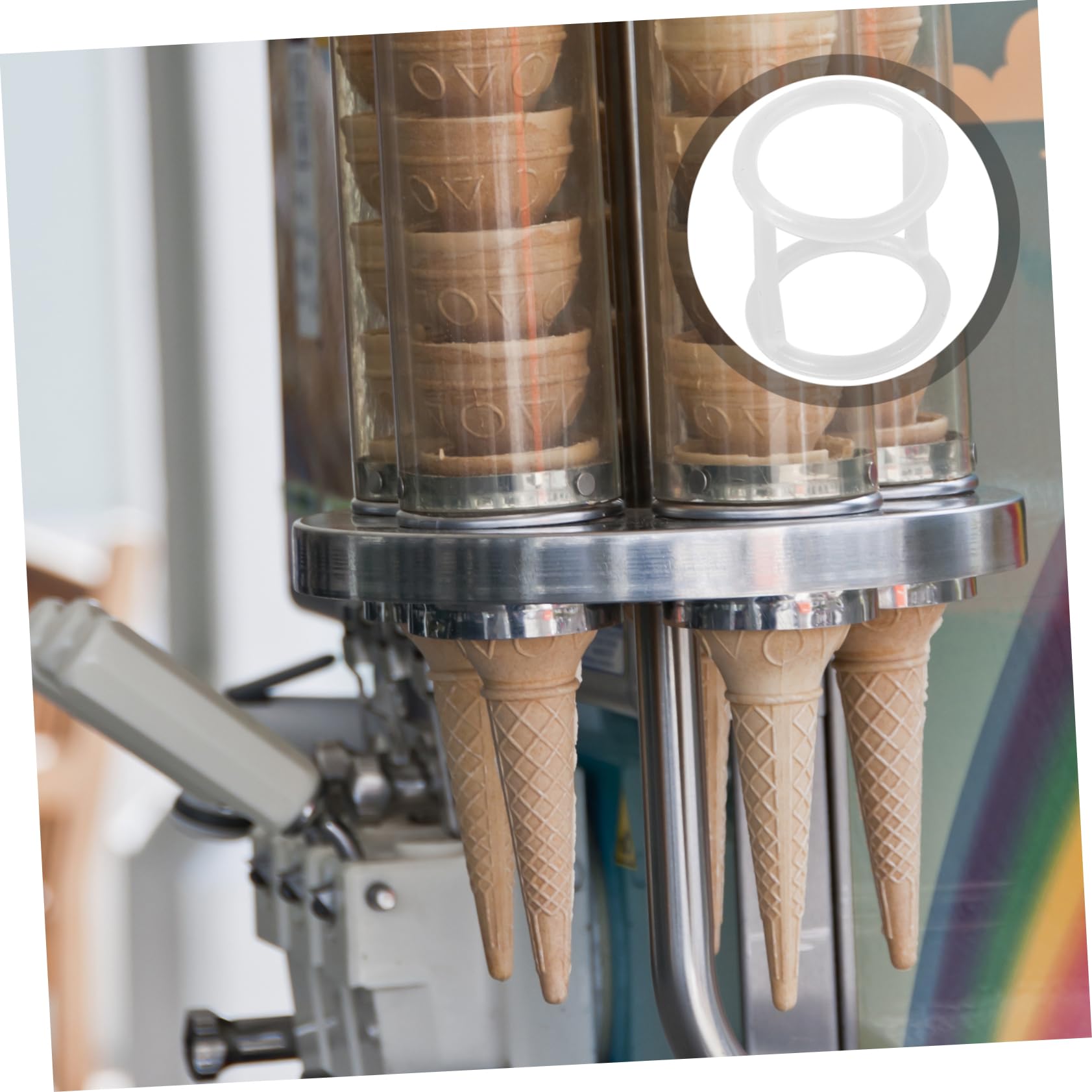 IMIKEYA 5 set di accessori per gelato macchine per gelato forniture gelato anelli di tenuta macchina gelato parti macchina gelato pezzi di ricambio 3 pezzi x 5