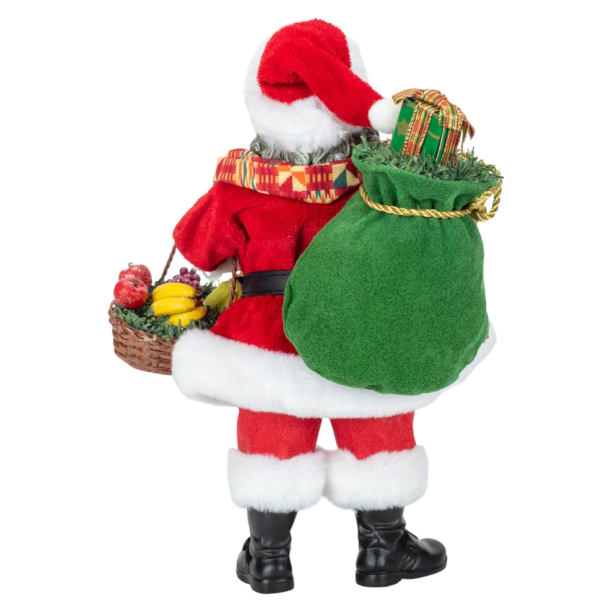 Amazon.com: Kurt S. Adler 12-Inch Fabriché Kwanzaa Santa : Home