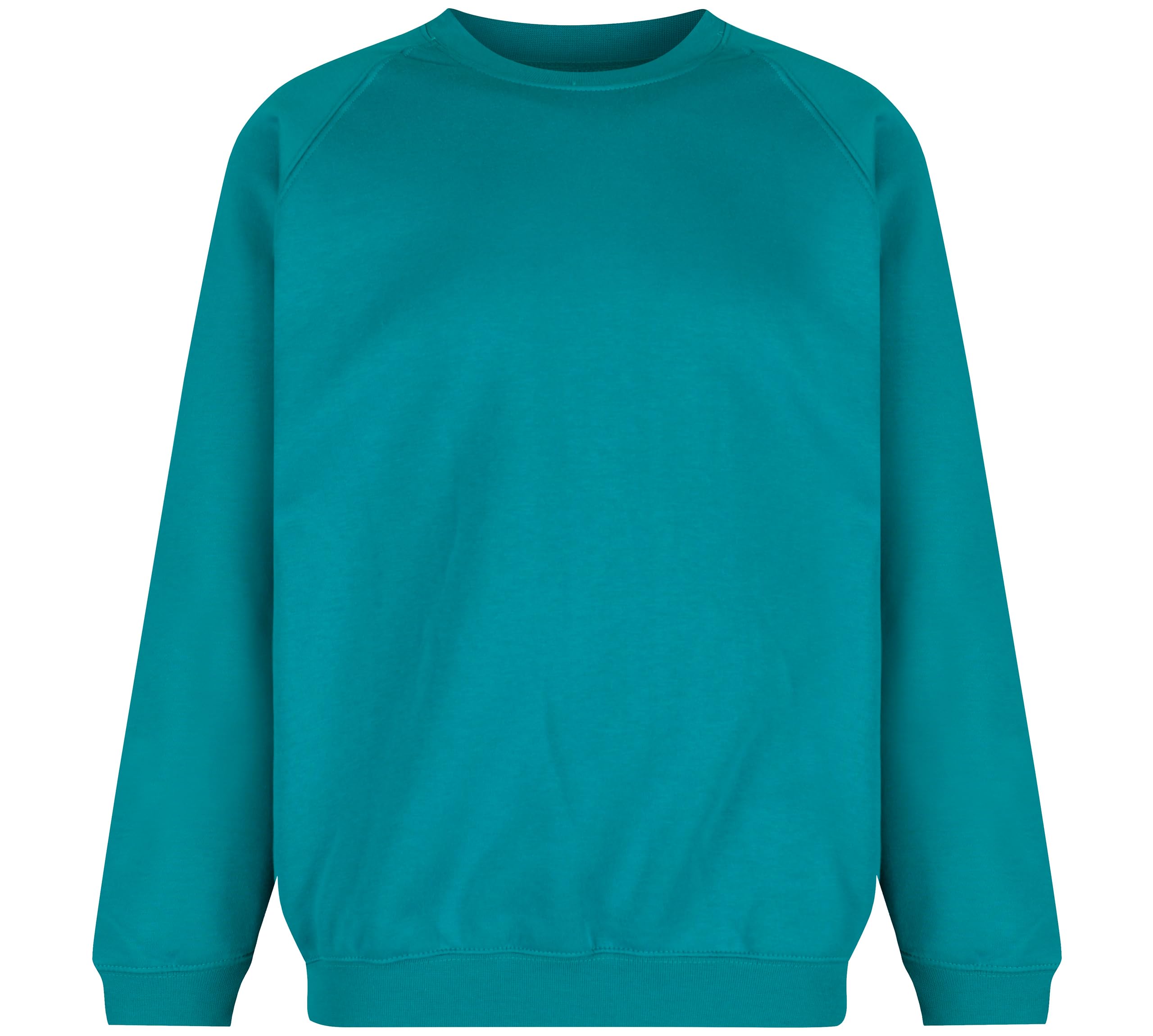 Trutex Kids Jade School Sweatshirt – Crew Neck Cotton-Rich Standard Fit School Uniform Jumper for Boys and Girls – Age 11
