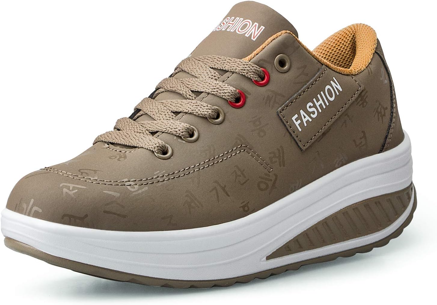 Women Slimming Walking Shoes Fitness Wedges Platform Sneakers
