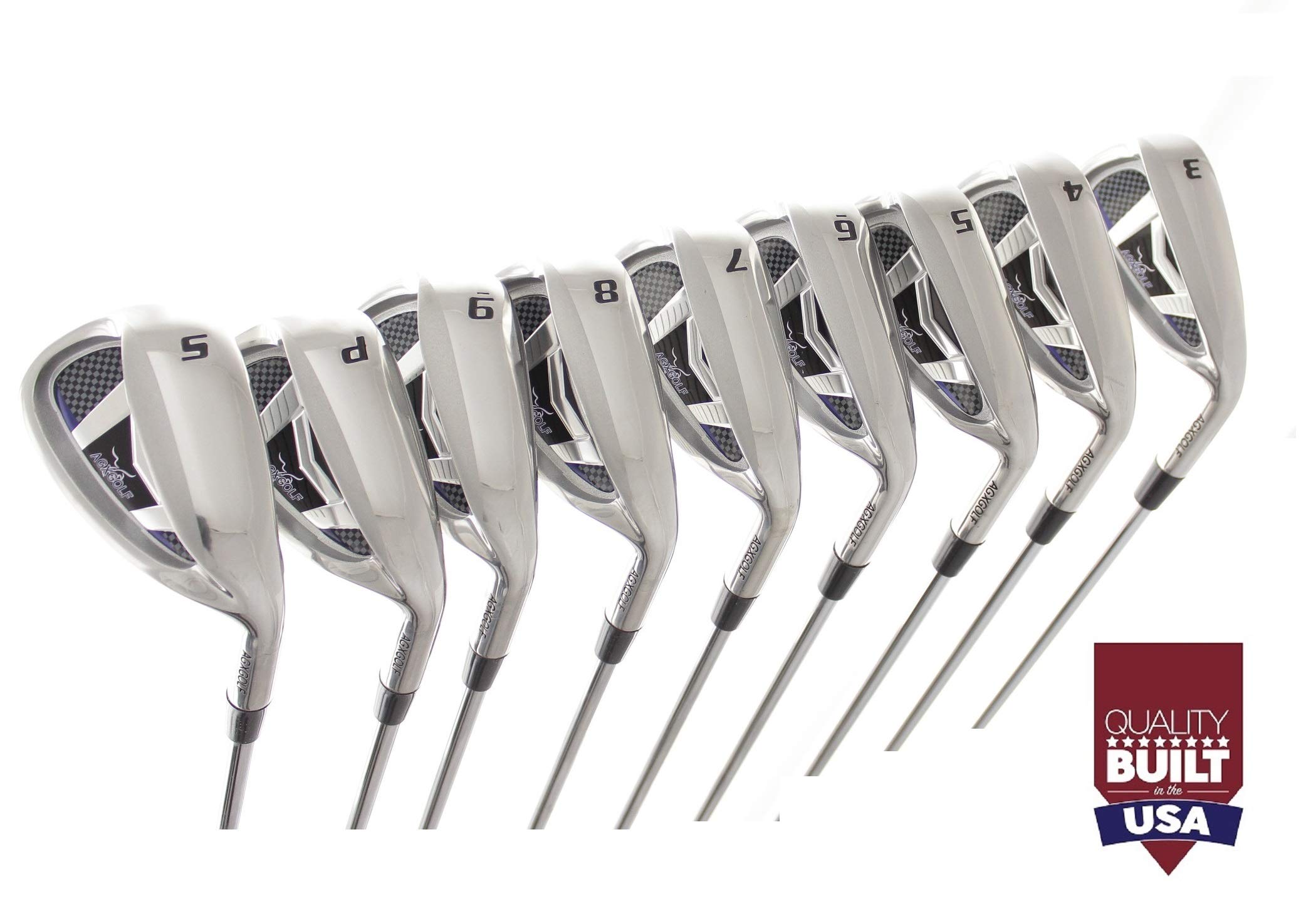 AGXGOLF Mens XS Wide Sole Golf Club Set; Extra Tall (+2