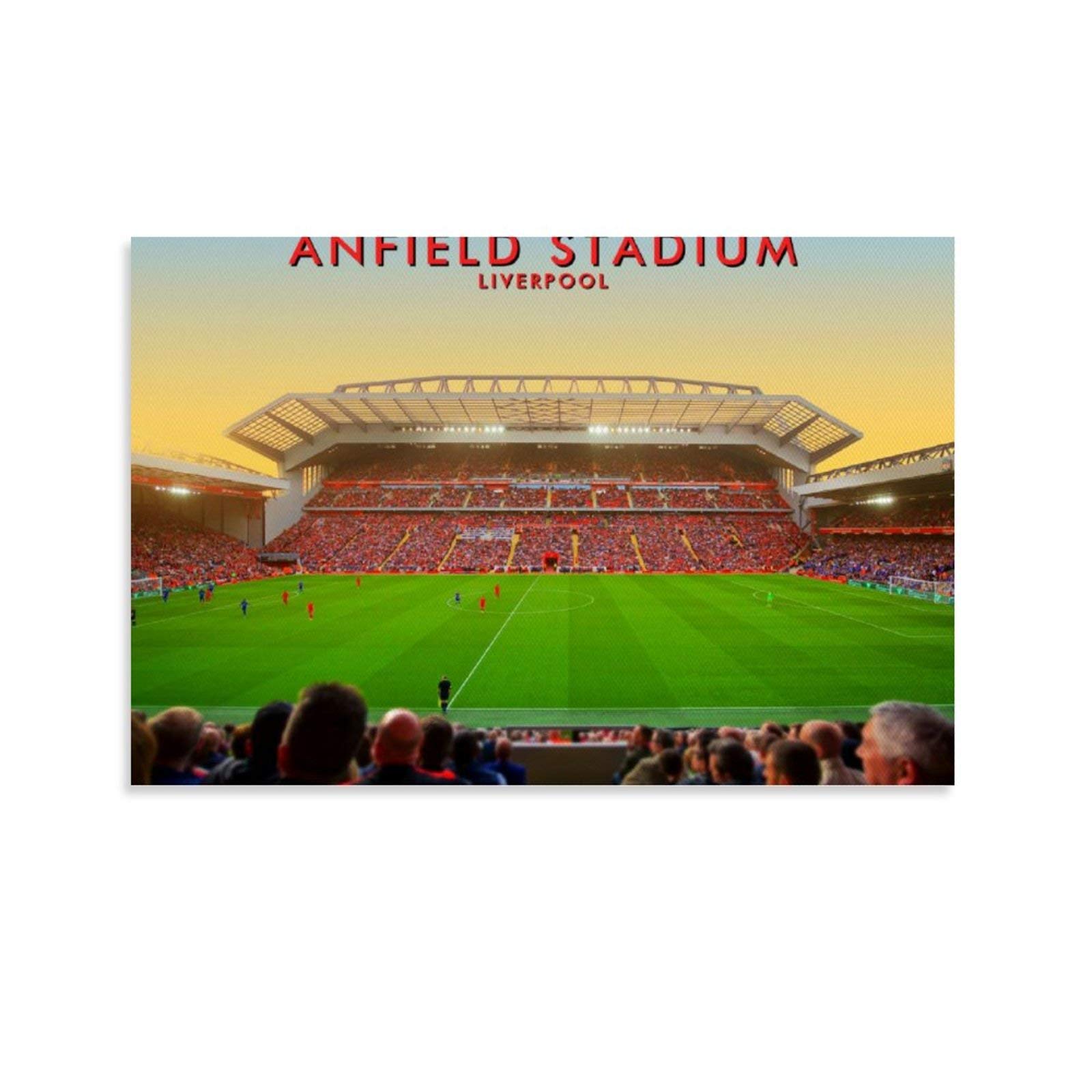 Hxinyi Unframe-Style1 Anfield Stadium I Canvas Art Poster And Wall Art Picture Print Modern Family Bedroom Decor Posters 20X30inch(50X75cm)