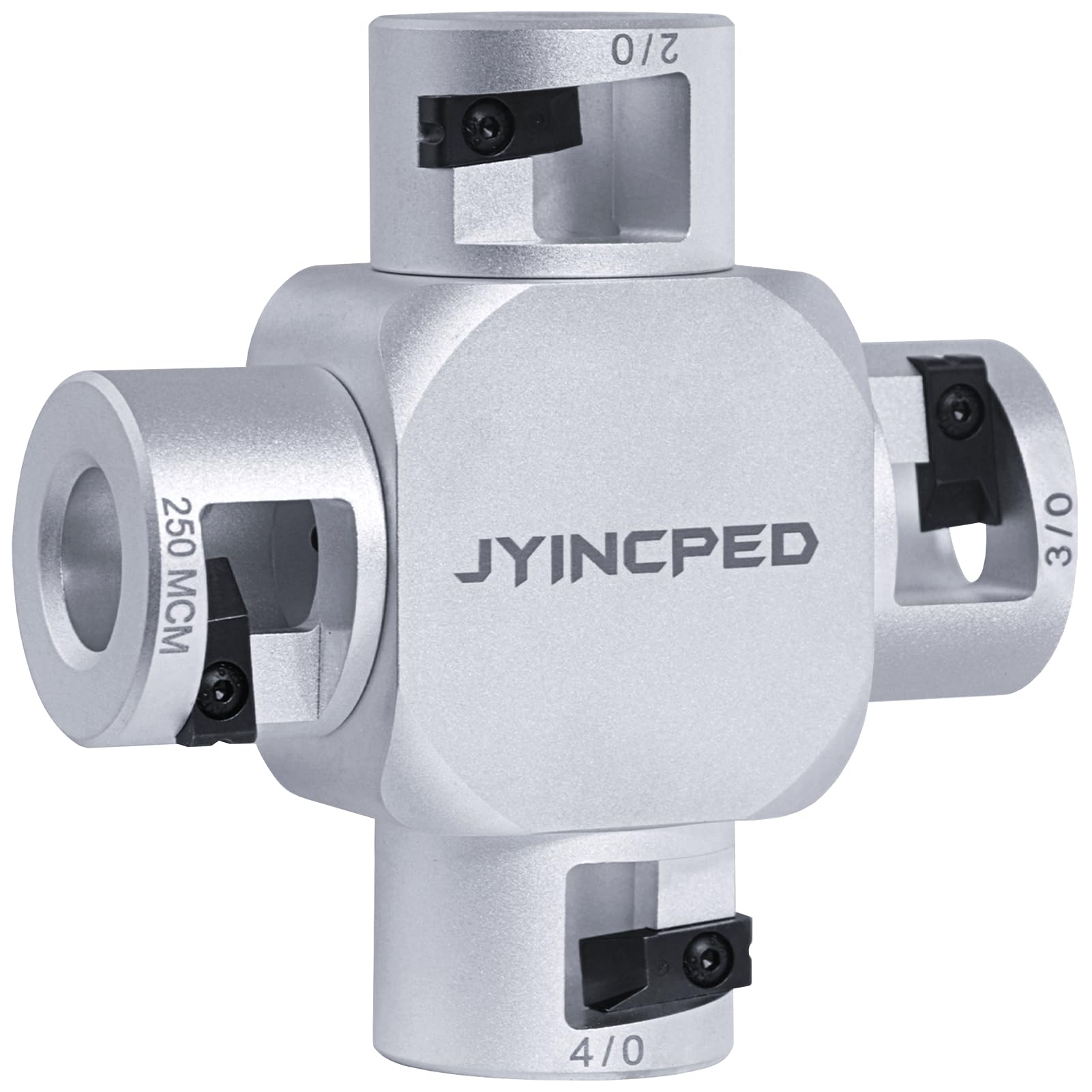 Large Cable Stripper, 250 MCM- 2/0 3/0 4/0 AWG MTW/THHN/THWN-2 Cable Insulation Stripper, Big Round Cable Stripper for Fast and Precise Jacket Removal Without Nicking Wire Conductor