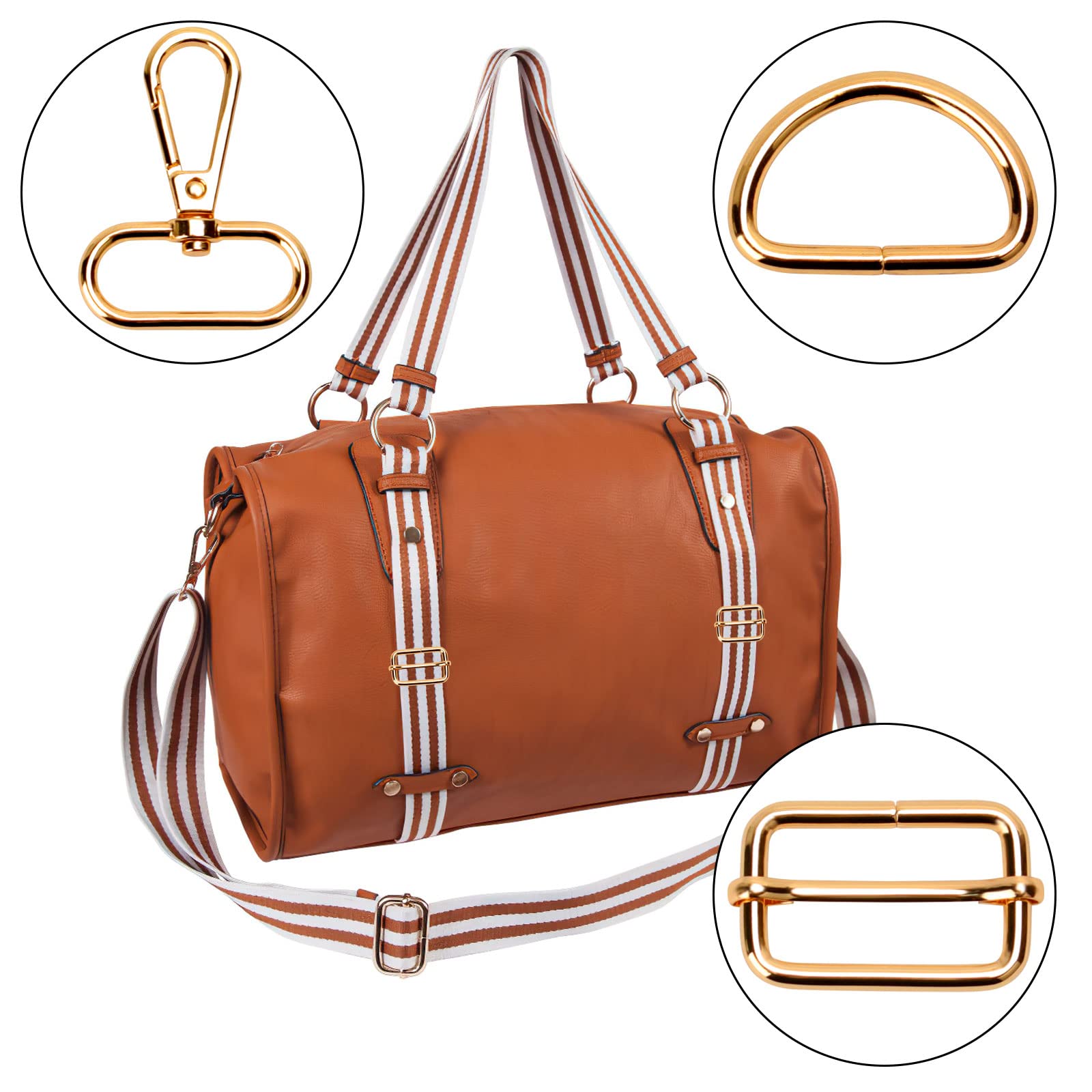 Trimming Shop Lot De 30 Anneaux En D En Métal Pour Sacs