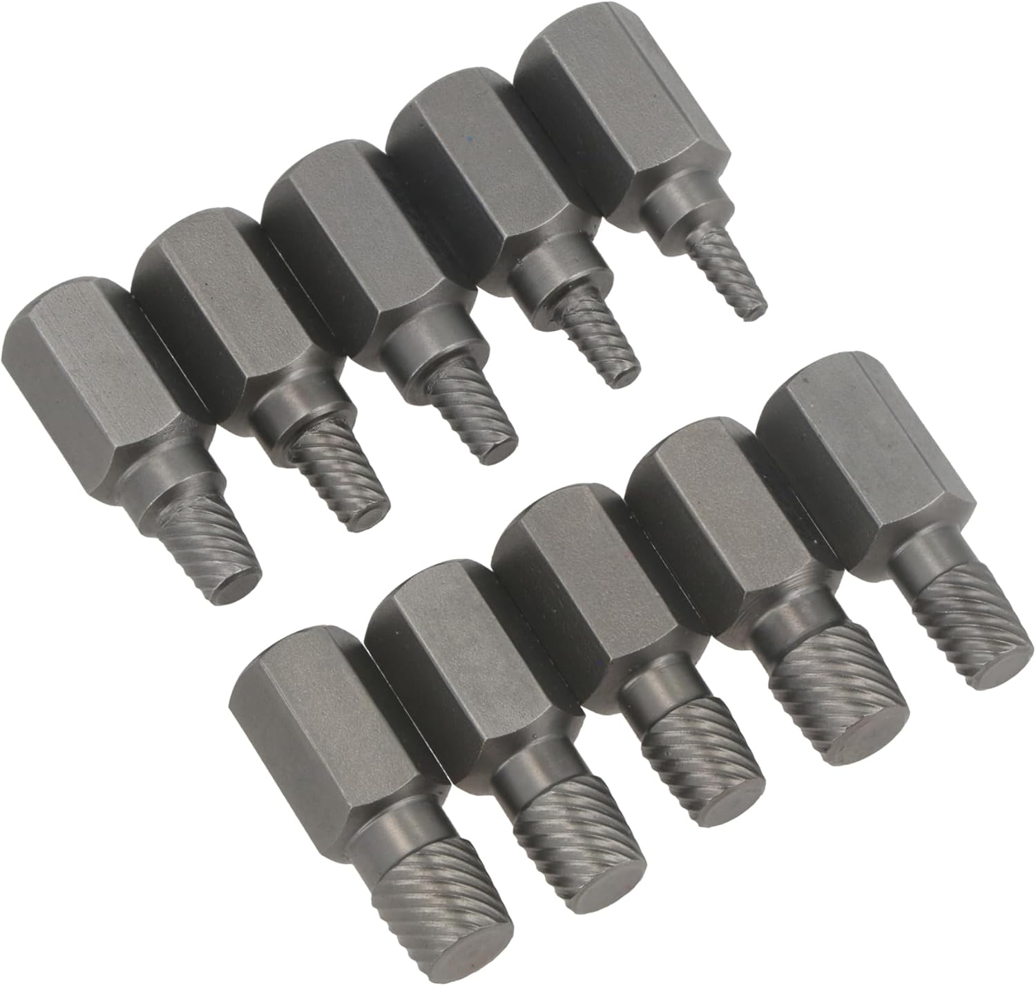 1/2" Screw Stud Extractor Remover Set Reverse Thread Easy Out 3-11mm 10pc AT077