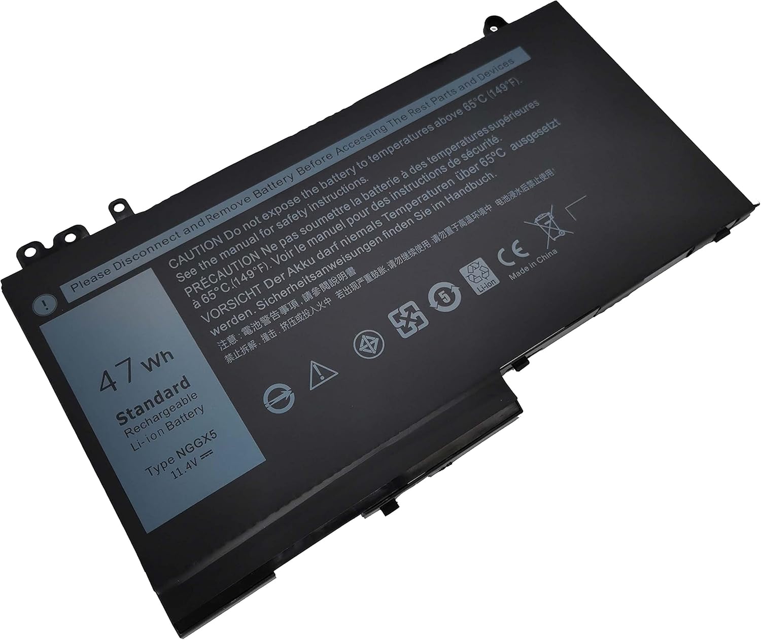 Fully. New NGGX5 Replacement Laptop Battery Compatible with Dell Latitude E5270 E5470 E5570 Precision M3510 Series Notebook JY8D6 954DF 0JY8D6 451-BBUN 451-BBUJ RDRH9-11.4V 47Wh