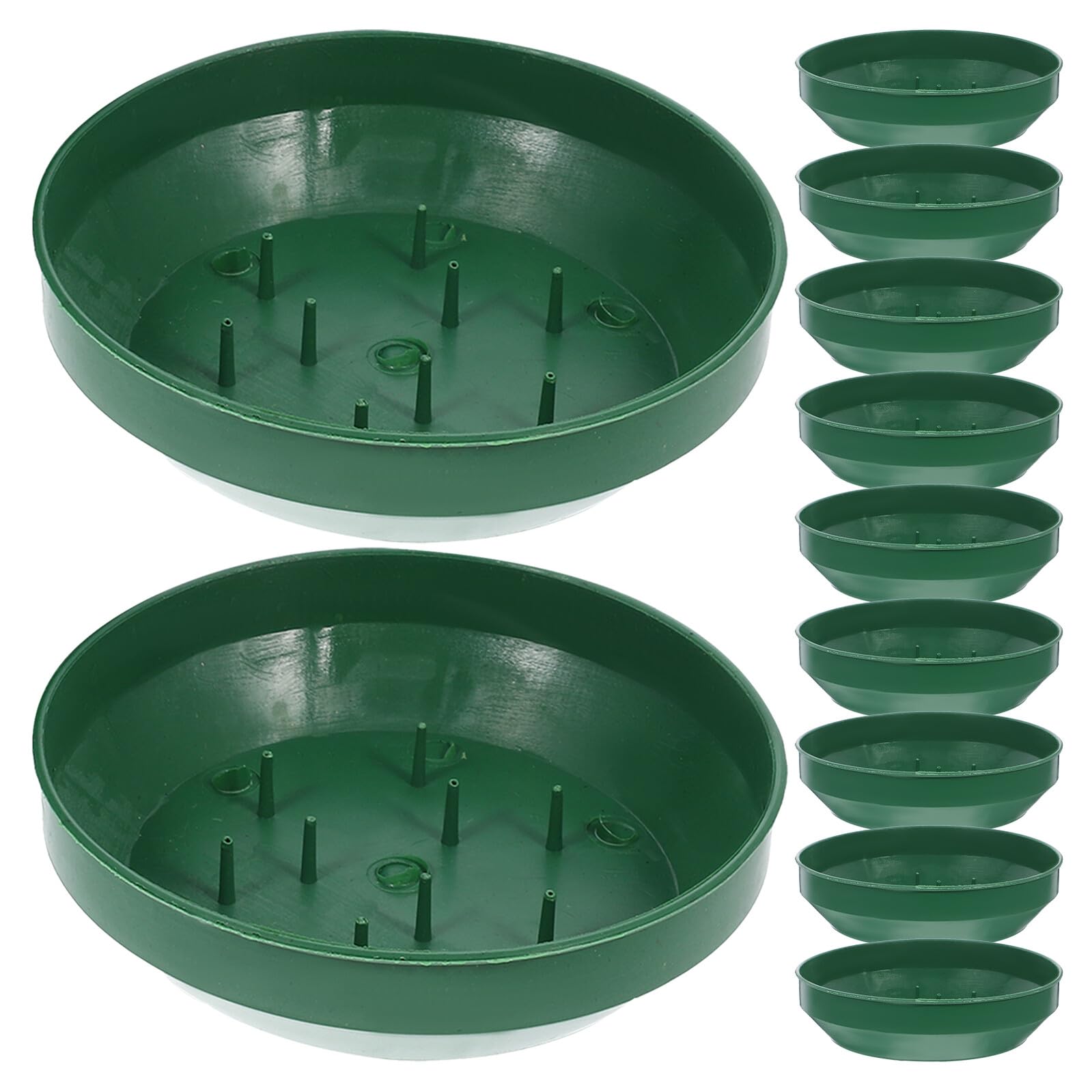 Bol pour composition de mariage en plastique réutilisable - Lot de 25 supports de table solides