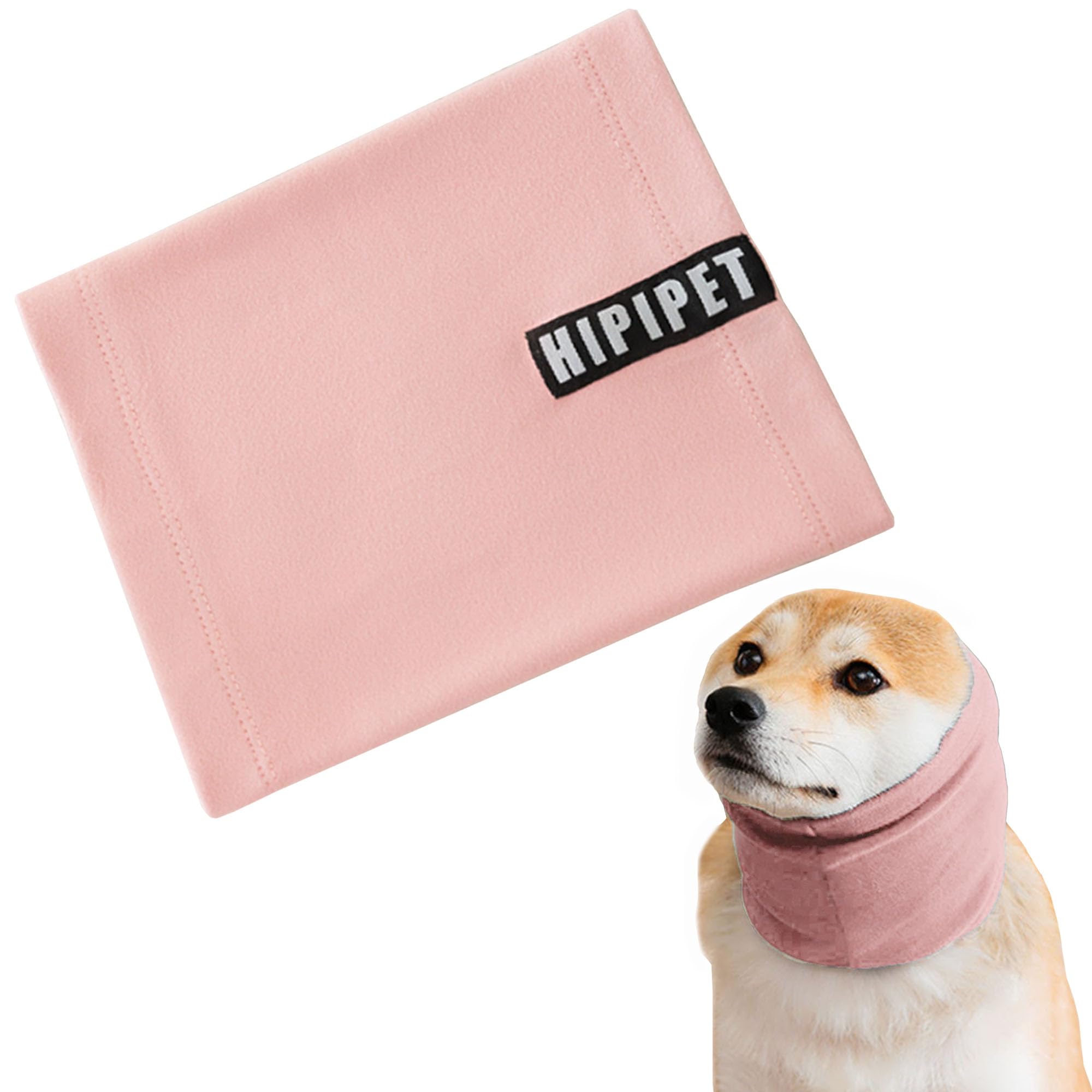 Cane Paraorecchie Calmi Pet Felpa Cappuccio Protezione Rumore Snood Ansia Sollievo Cani Rumore Ridotto Cani Scaldacollo Gatti Cappuccio Lenitivo (rosa, M)