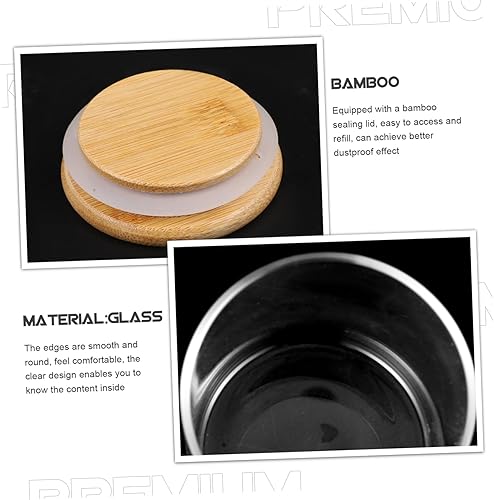 Miniatura 5 de Caja de almacenamiento de hisopos de algodón cosmético, organizador de baño, tarros de almohadilla de bolas de hisopos de algodón, tarros de