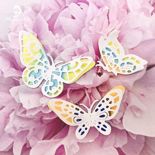 Vista 33 de AlinaCraft - Juego de 1 álbum hecho a mano de 6 x 8 pulgadas, corte de metal, troquelado para manualidades de papel, álbumes de bricolaje, regalos