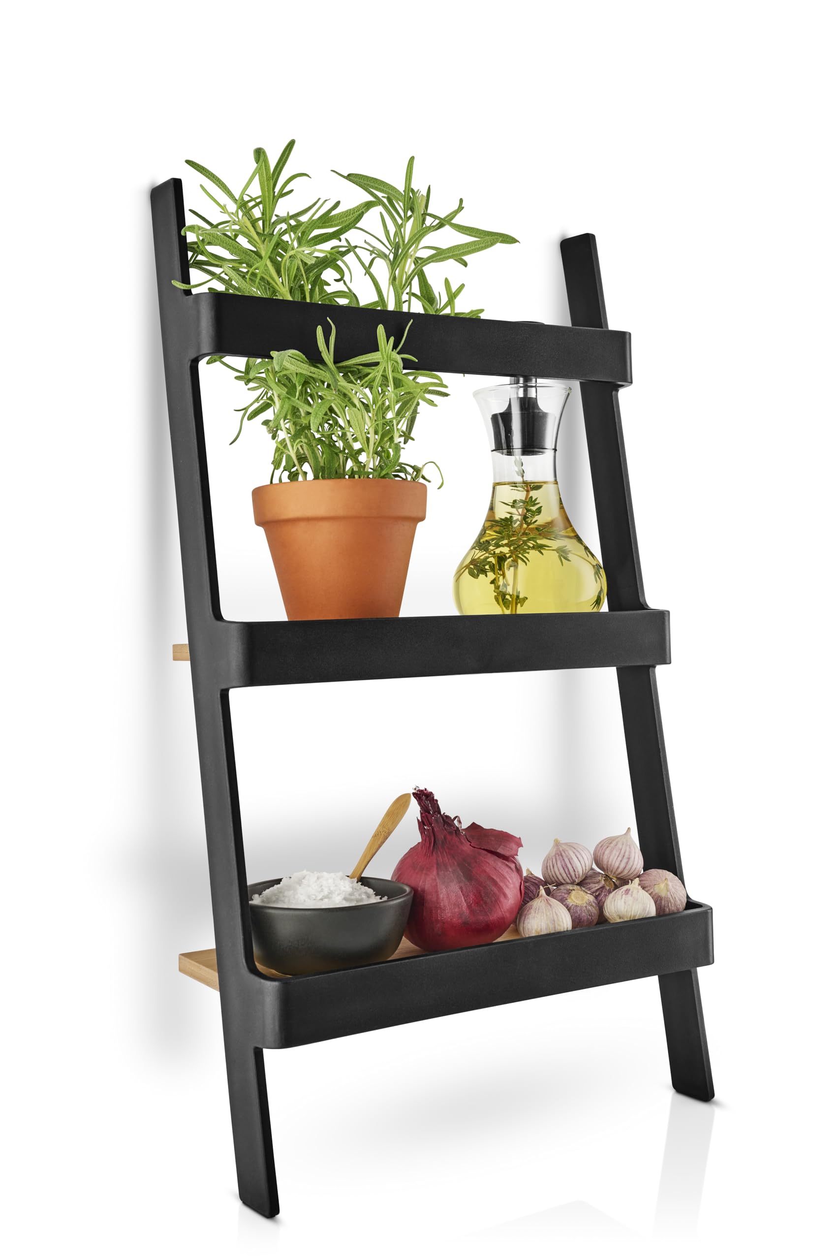 EVA SOLO | Mini scaffale da cucina nordico | Sposta il mini scaffale versatile e pratico dal bagno alla cucina | Design e funzionalità danesi | Nero
